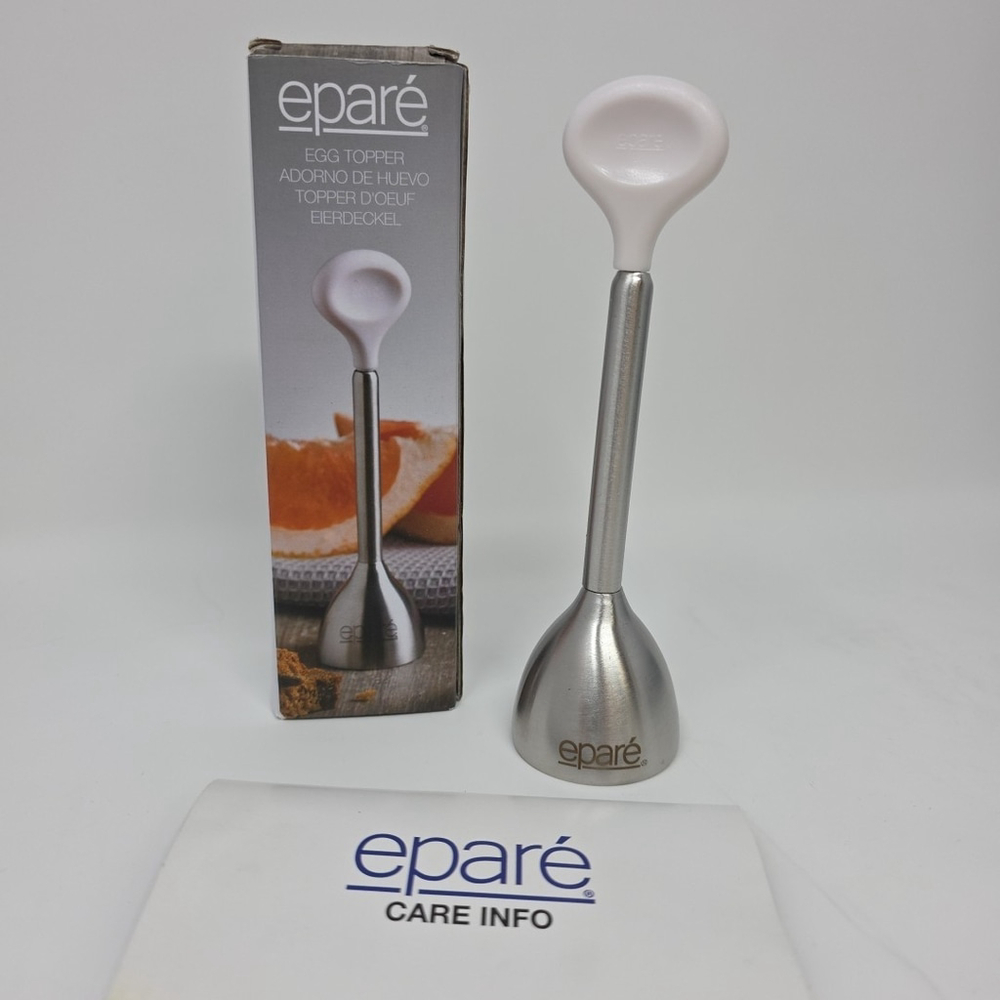 Epare Egg Topper Cracker For Soft Boiled Eggs Stainless Steel TOPPER ONLY